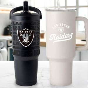 NWT Las Vegas Raiders Stainless Steel Tumbler Set 30 & 40 Oz